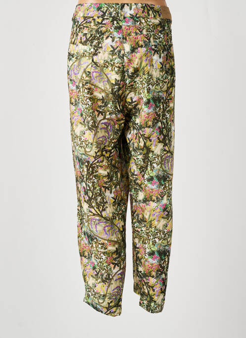 Pantalon droit vert MALOKA pour femme