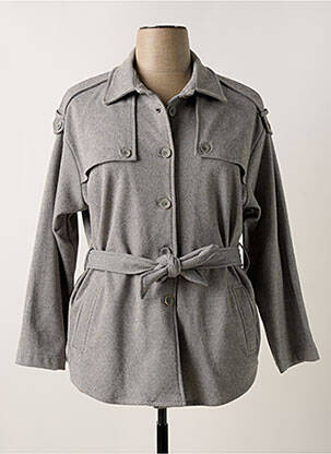 Veste casual poches gris PAZ TORRAS femme