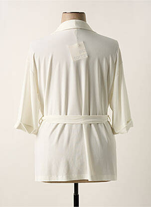 Veste casual col tailleur blanc PAZ TORRAS femme