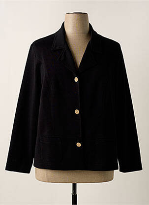 Veste casual col tailleur noir GRIFFON femme