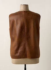 Gilet sans manche marron TELMAIL pour femme seconde vue