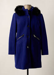 Manteau long bleu REVER MILE pour femme seconde vue