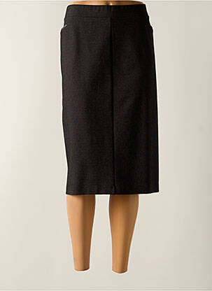 Jupe mi-longue stretch noir TELMAIL femme