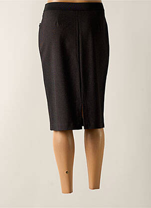 Jupe mi-longue stretch noir TELMAIL femme
