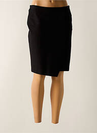 Jupe mi-longue taille à pinces noir PAZ TORRAS femme