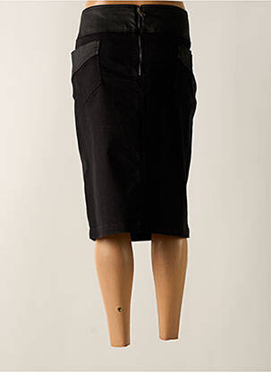 Pantalon large tissage popeline taille normale noir MERI & ESCA femme