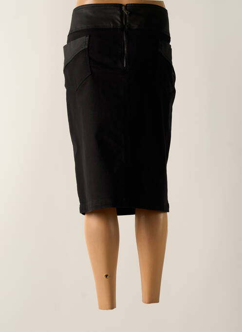 Pantalon large tissage popeline taille normale noir MERI & ESCA femme