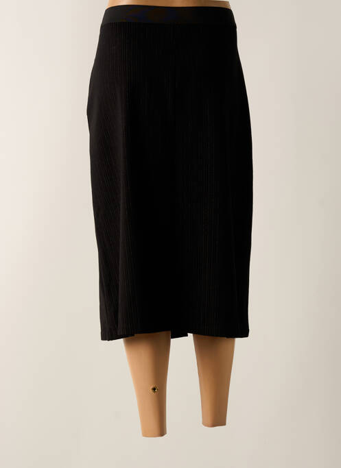 Jupe mi-longue noir TELMAIL pour femme