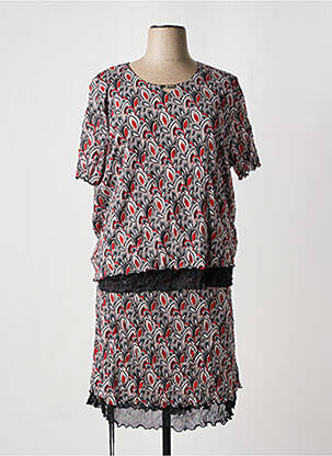 Ensemble jupe coupe cintrée rouge GRIFFON femme
