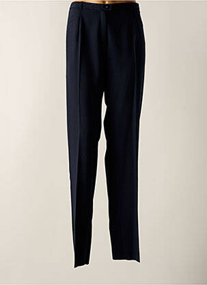 Pantalon droit stretch taille normale bleu CHRISTIAN MARRY femme