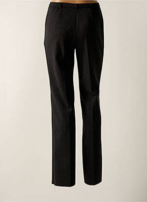 Pantalon droit fermeture zippée sous rabat boutonné taille normale gris CHRISTIAN MARRY femme
