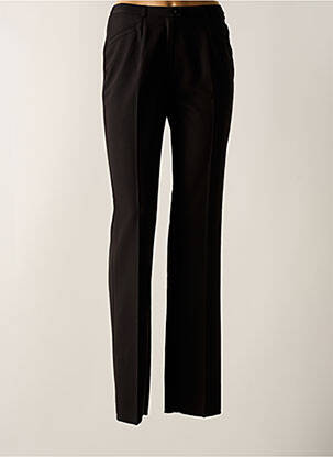 Pantalon droit stretch taille normale noir CHRISTIAN MARRY femme