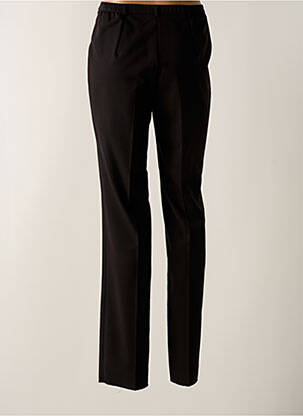 Pantalon droit stretch taille normale noir CHRISTIAN MARRY femme