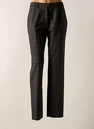 Pantalon droit tissage popeline taille normale gris K'TENDANCES femme