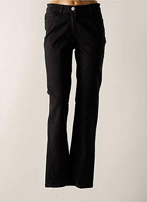 Pantalon droit stretch taille normale noir STARK femme