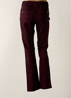 Pantalon slim stretch taille normale violet BARBARA LEBEK femme