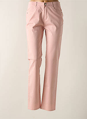 Pantalon slim stretch taille normale rose I.QUING femme