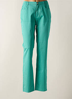 Pantalon slim stretch taille normale vert I.QUING femme