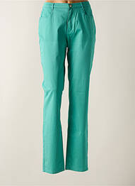 Pantalon slim stretch taille normale vert I.QUING femme