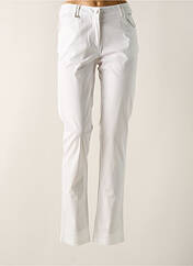 Pantalon slim blanc AGATHE & LOUISE pour femme seconde vue