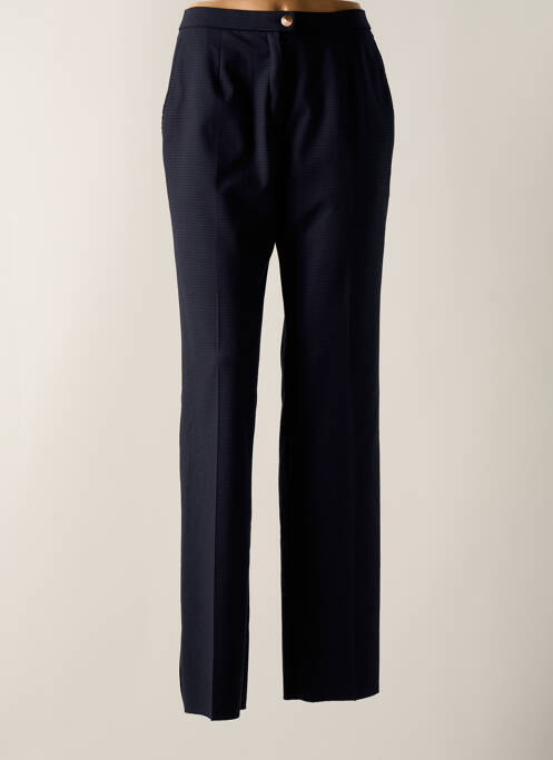 Pantalon droit stretch taille normale bleu KARTING femme