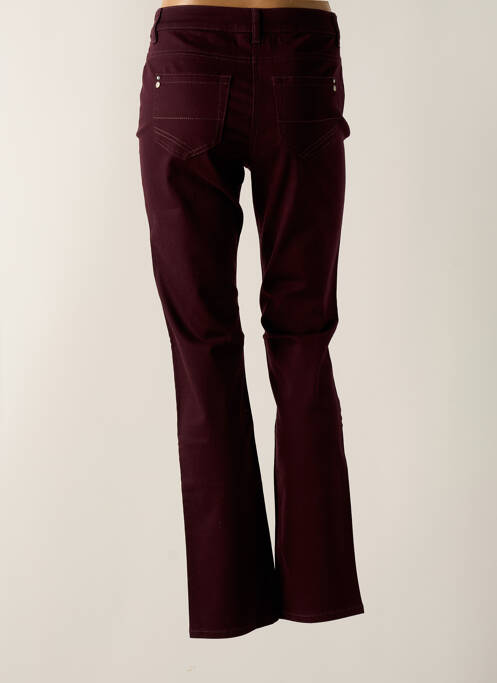 Pantalon slim stretch taille normale violet BARBARA LEBEK femme