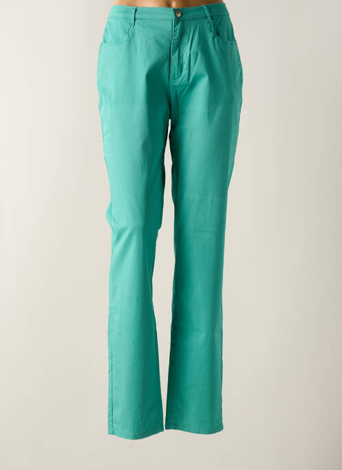 Pantalon slim stretch taille normale vert I.QUING femme
