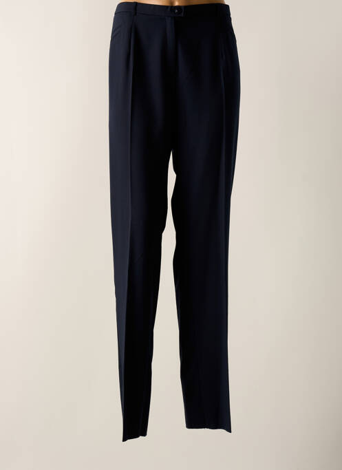 Pantalon droit bleu CHRISTIAN MARRY pour femme