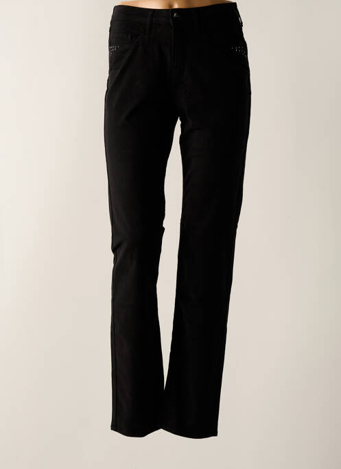 Pantalon slim noir GUY DUBOUIS pour femme