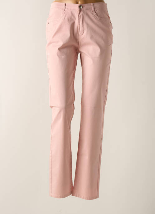 Pantalon slim rose I.QUING pour femme