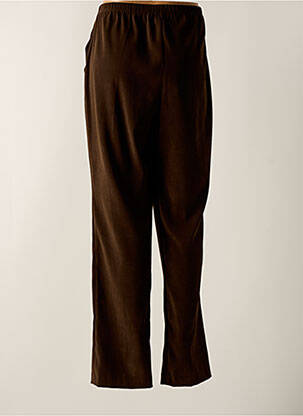 Pantalon droit stretch taille normale marron GUY DUBOUIS femme