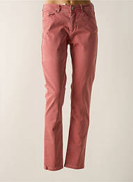 Pantalon slim stretch taille normale rose JENSEN femme