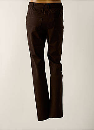Pantalon slim stretch taille normale marron CHRISTIAN MARRY femme