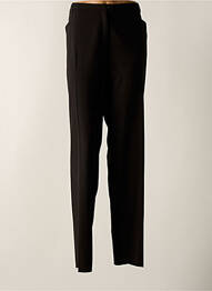 Pantalon droit stretch taille normale noir SAINT CHARLES femme