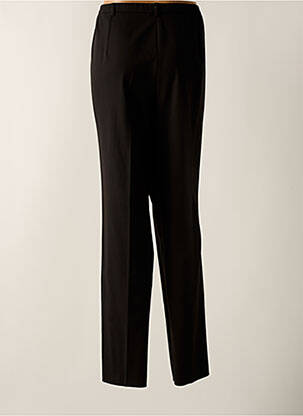 Pantalon droit stretch taille normale noir SAINT CHARLES femme