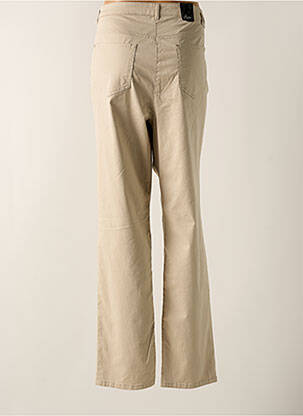 Pantalon droit stretch taille normale beige STARK femme