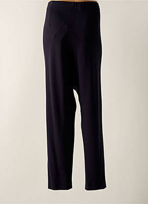 Pantalon droit stretch taille normale bleu GUY DUBOUIS femme