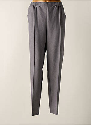 Pantalon droit gris GRIFFON pour femme