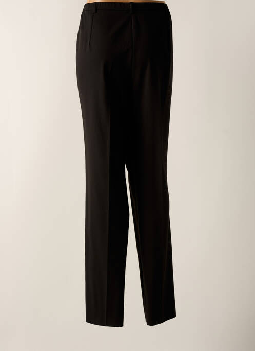 Pantalon droit stretch taille normale noir SAINT CHARLES femme