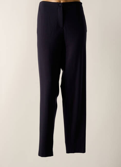 Pantalon droit bleu GUY DUBOUIS pour femme