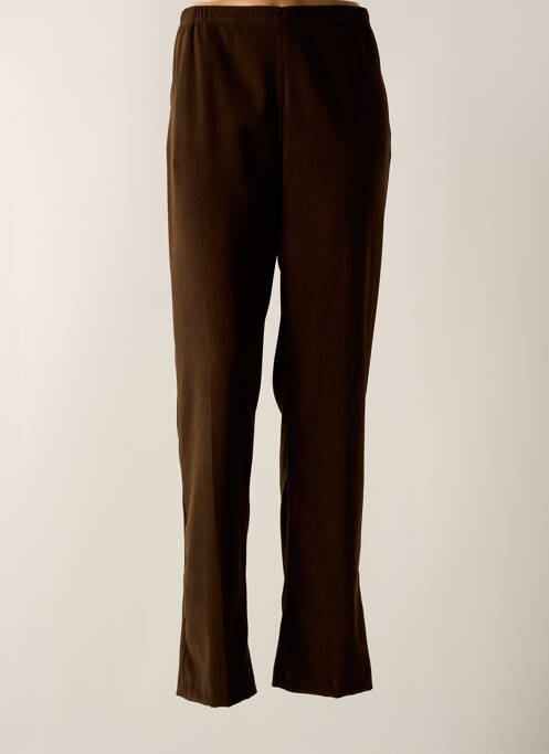 Pantalon droit marron GUY DUBOUIS pour femme