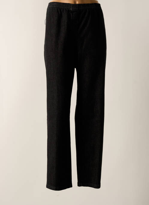 Pantalon droit noir ADELINA BY SCHEITER pour femme