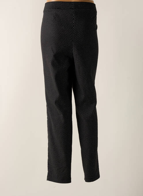 Pantalon droit noir ADELINA BY SCHEITER pour femme