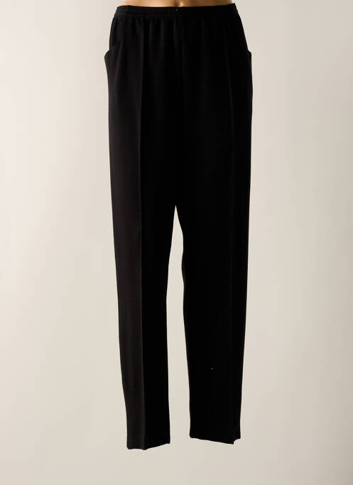 Pantalon droit noir GRIFFON pour femme