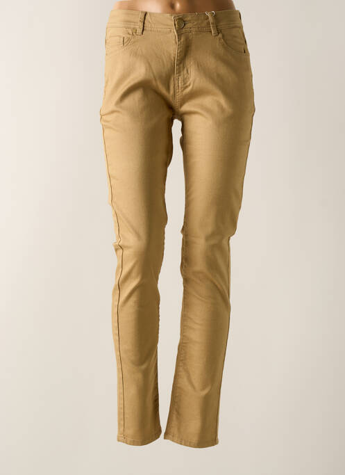 Pantalon slim beige GRIFFON pour femme