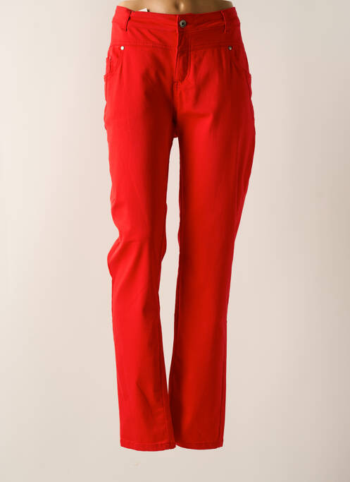 Pantalon slim rouge JENSEN pour femme