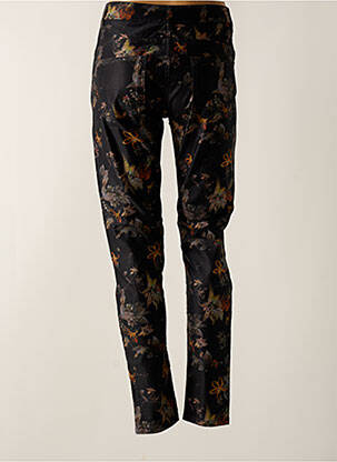 Pantalon slim stretch taille normale noir GRIFFON femme