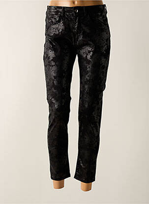 Pantalon 7/8 stretch taille normale noir FRED SABATIER femme