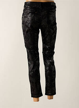 Pantalon 7/8 stretch taille normale noir FRED SABATIER femme