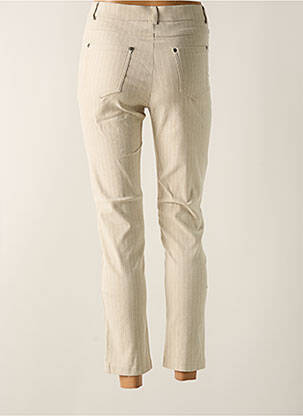Pantalon 7/8 stretch taille normale beige MERI & ESCA femme